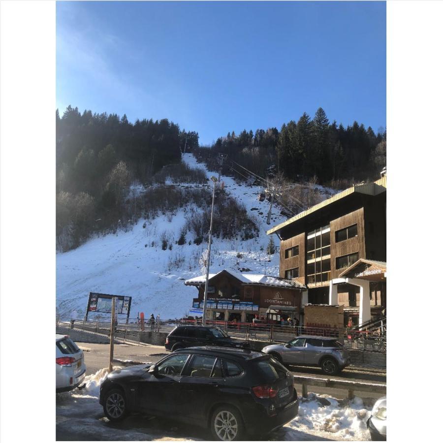 Bel Appartement En Residence Les Contamines-Montjoie Bagian luar foto